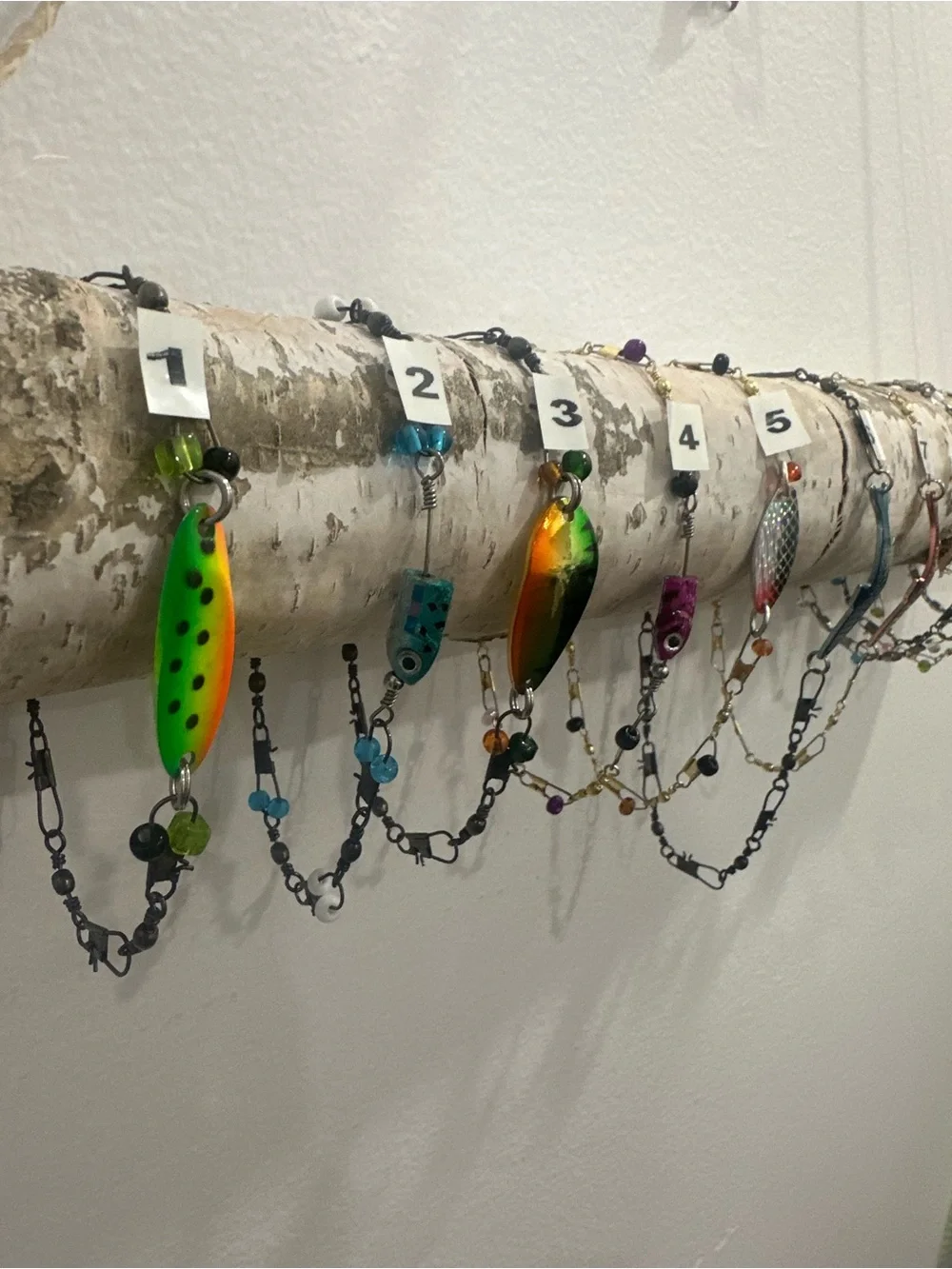 Custom Fishing Lure Bracelet, fits any wrist size. Send measurement